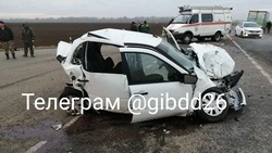 Невнимательность водителя стала причиной ДТП в Красногвардейском округе
