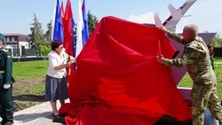 Мемориал участникам спецоперации открыли в селе Кочубеевском