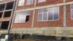 В строящейся ставропольской школе устанавливают газовые сети