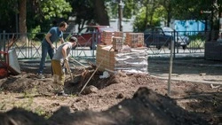 Благоустройство сквера в Невинномысске завершат в ноябре