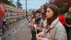 Невинномысские школьники зажгли тысячи «Огней Памяти»