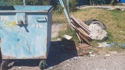 Жительница Невинномысска пожаловалась на скопления мусора во дворе