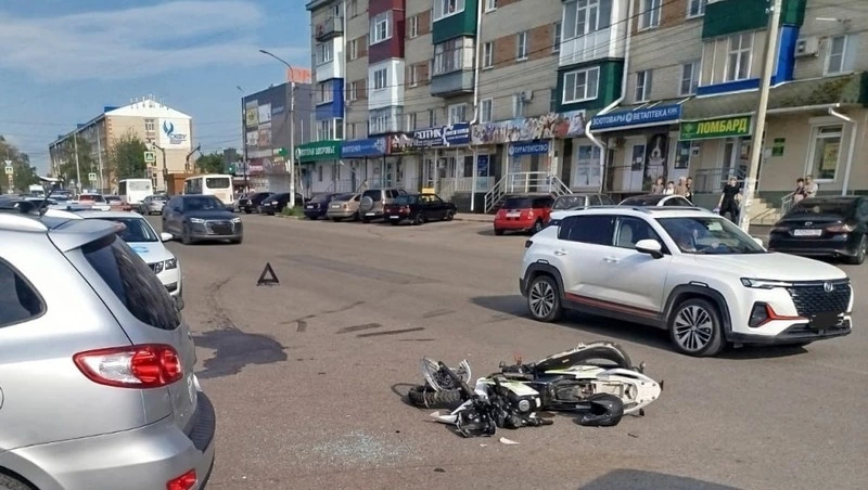 Юный мотоциклист получил травмы в ДТП в Невинномысске