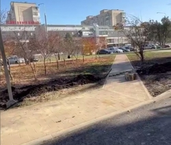 Благоустройство сквера на улице Гагарина продолжают в Невинномысске