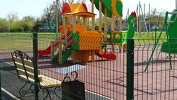 Детскую площадку обновили в ставропольской станице