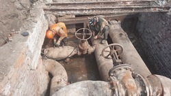Сотрудники водоканала проводят масштабный ремонт коллектора в Невинномысске 