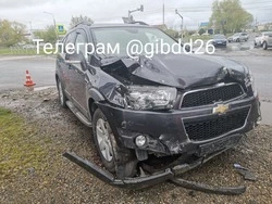 Два человека пострадали в столкновении легковушек в Невинномысске