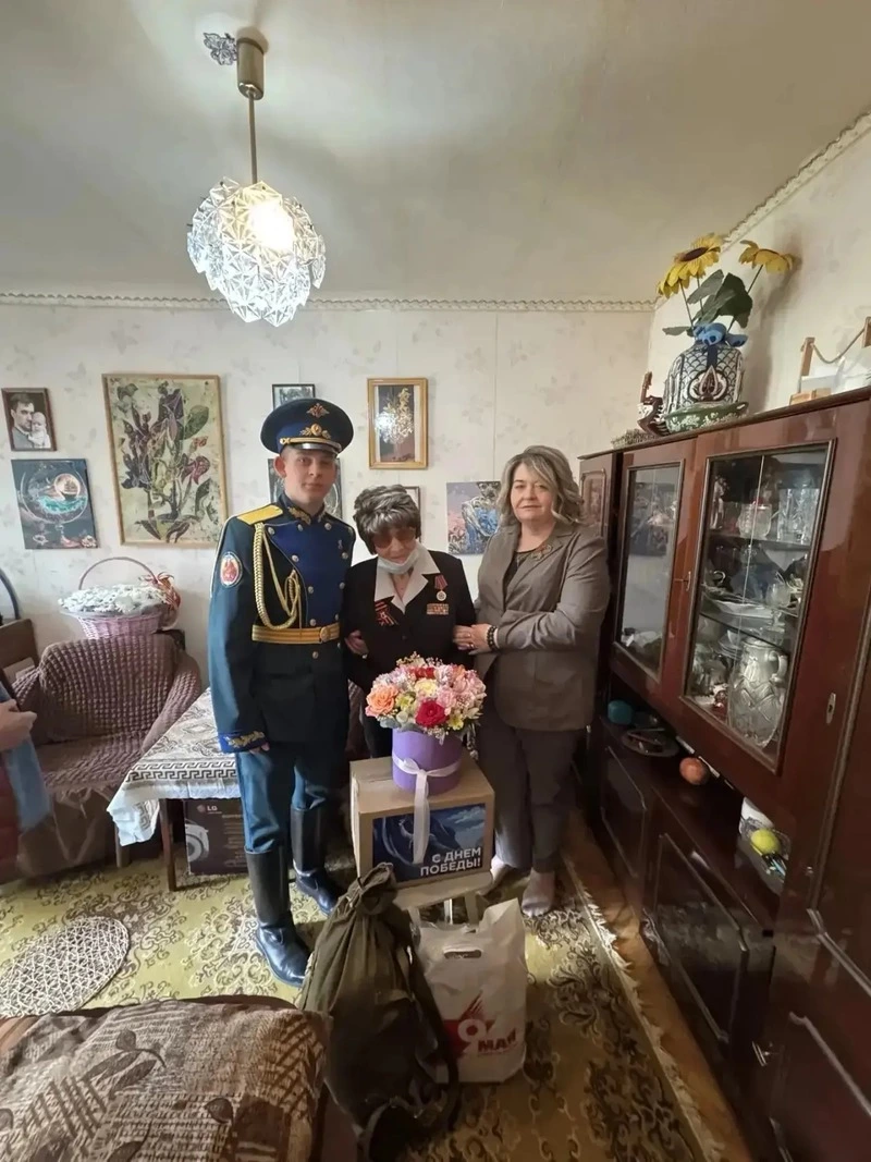 Ветерана ВОВ из Невинномысска поздравили с Днём Победы