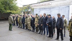 Ещё несколько мобилизованных жителей Невинномысска отправилась на защиту Донбасса 